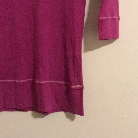Magenta Ribbed Top - Picture 3 of 3